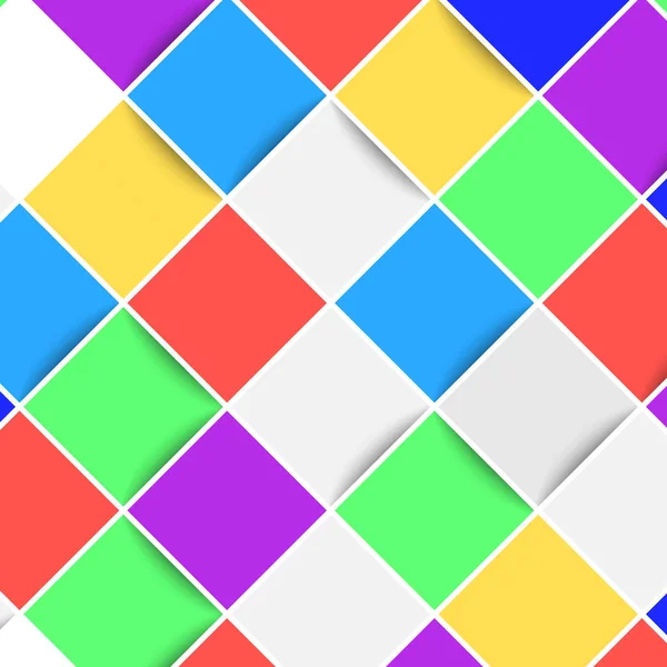 Mise en page arrière-plan de carreaux de couleur Web lumineux — Image vectorielle