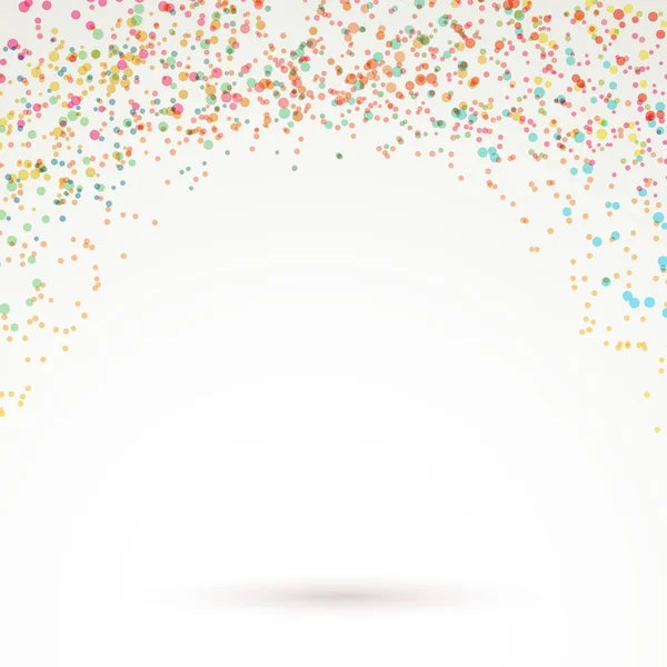Färgglada ljusa konfetti carnival bakgrund — Stock vektor