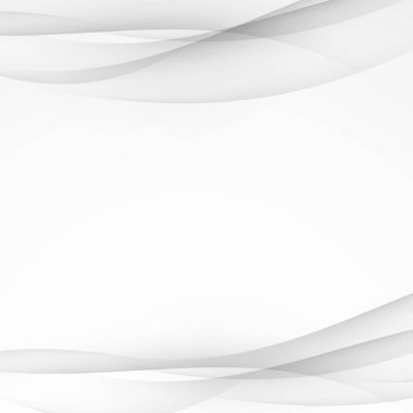 Yumuşak modern soyut swoosh gri satırı şablonu