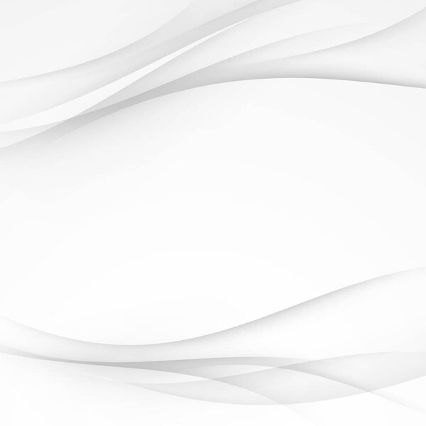 Soft abstract swoosh wave lines border layout