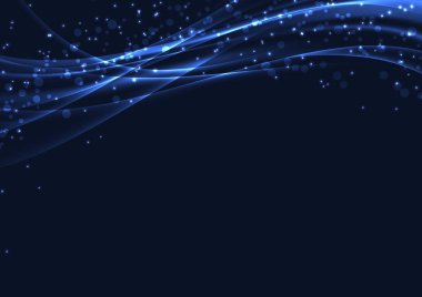 Mavi Noel sihirli soyut glitter arka plan