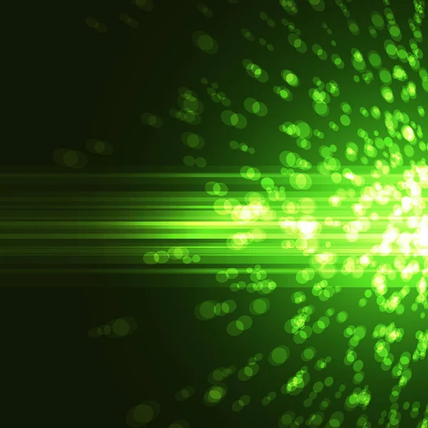 Fond abstrait lumineux vert parti — Image vectorielle