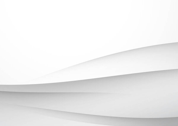 Modern smooth grey futuristic abstract lines