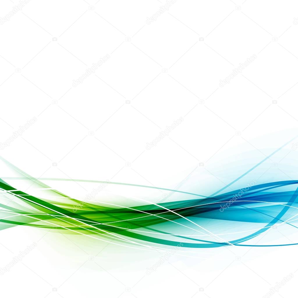 Green ecology abstract modern speed line background
