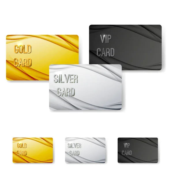 Moderne Golf abstracte VIP-kaarten — Stockvector