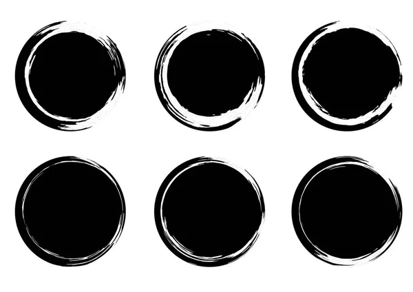 Grunge cirkel stempels — Stockvector