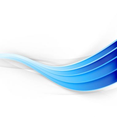 Mavi modern swoosh hızlı hızlı hızlı dalga