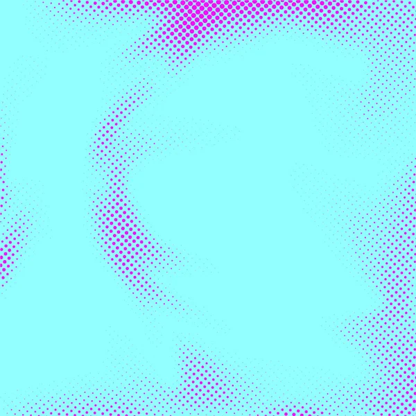 Плямисте Поп Арт Стиль Рожево Синє Компонування Вінтажний Простий Використанні — стоковий вектор