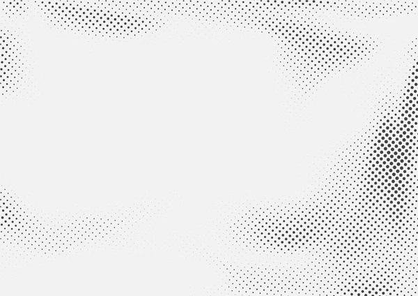 Плямисте Напівтонове Чорно Біле Ретро Компонування Абстрактний Шаблон Тла Сторінки — стоковий вектор