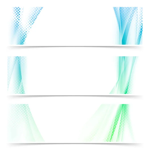 Ondas Frescas Wibe Primavera Cartões Panfleto Abstratos —  Vetores de Stock