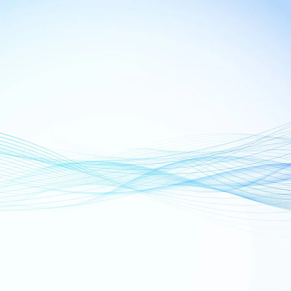抽象的な明るいブルー現代ビジネス スピードのスウッシュ ライン ベクトル図 — ストックベクタ