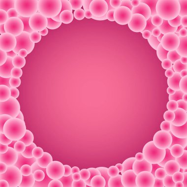 Buble delik pembe daireler