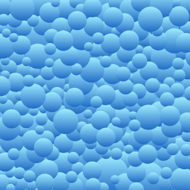 Buble mavi daireler çizgi film