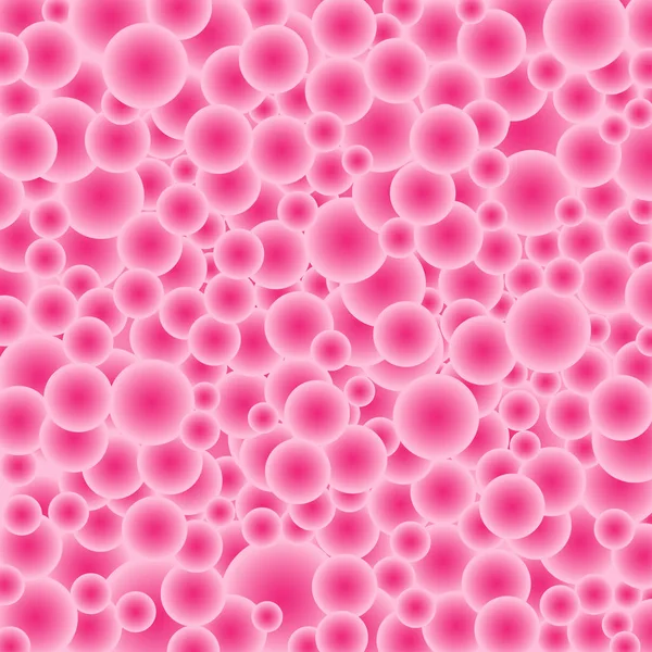 Gefälle buble rosa Kreise — Stockvektor