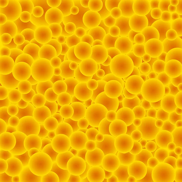 Gradiente burbuja círculos amarillos — Archivo Imágenes Vectoriales