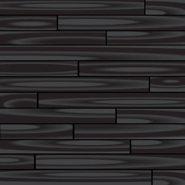 黒の木製寄せ木細工の背景 — ストックベクタ