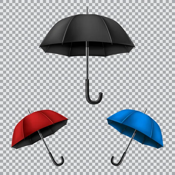 Regenschirm transparenter Hintergrund — Stockvektor
