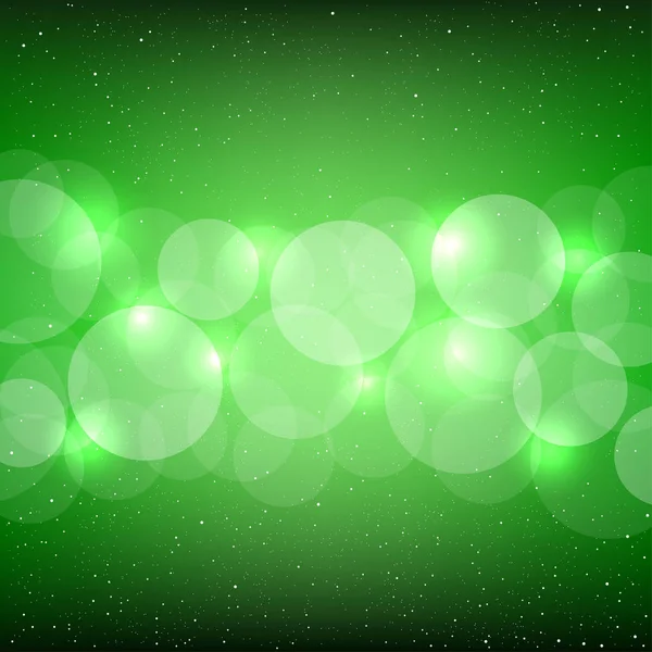 Fondo Bokeh Verde — Vector de stock