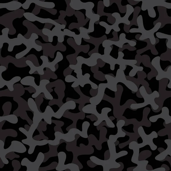 Textura de camuflaje nocturno — Vector de stock