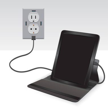 siyah tablet USB kullanılıyorsa