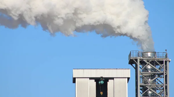 Smoke pipe pollution — Stock Photo, Image