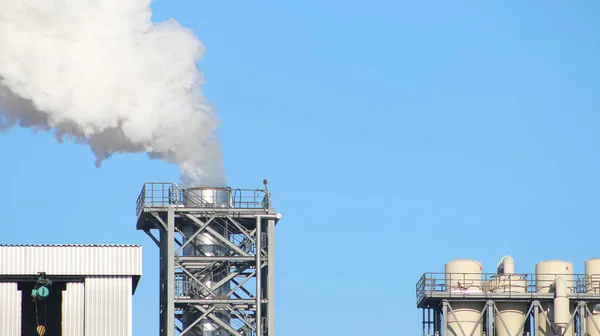 Pollution smoke pipe — Stock Photo, Image