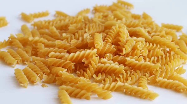 Spill spiral pasta — Stock Photo, Image