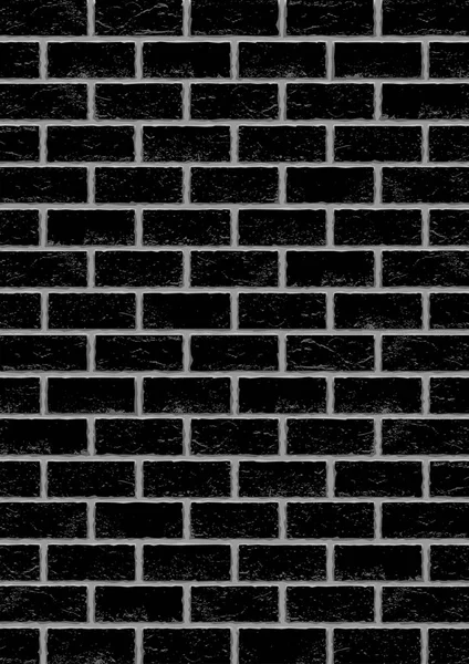 黑色的旧砖垂直背景 — 图库矢量图片