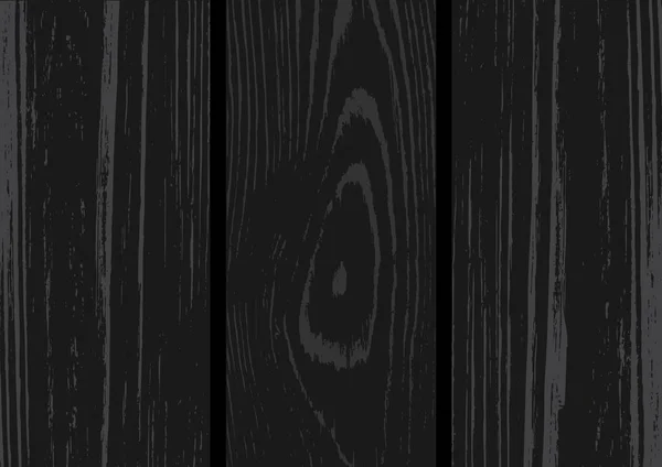 黒い木板の背景 — ストックベクタ