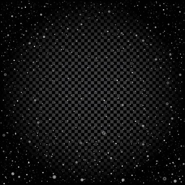 Kar karanlık saydam arka plan