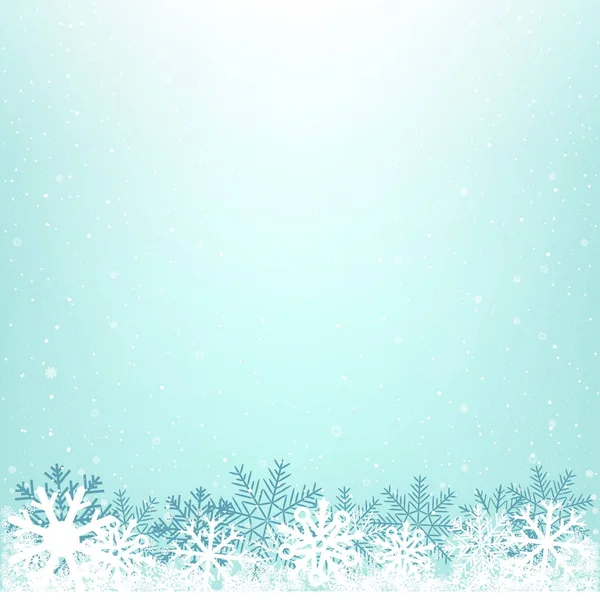 Karácsony-havas téli háttér — Stock Vector
