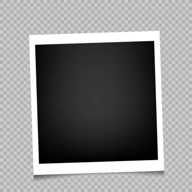 Fotoğraf çerçeve gölge şeffaf