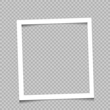 Kare çerçeve şeffaf arka plan