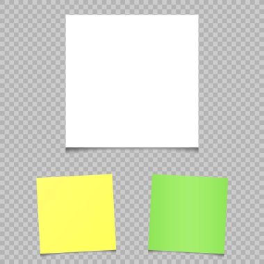 Kare kağıtları gölge şeffaf