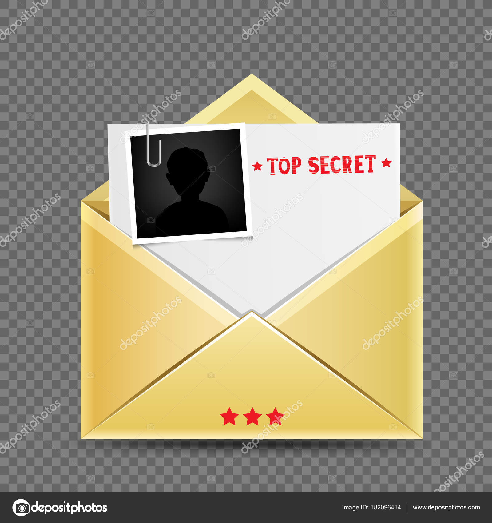 Download Top Secret Envelopet Letter Template Stock Vector Royalty Free Vector Image By C Romvo79 182096414