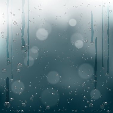 yağmur su damla akış aşağı bokeh