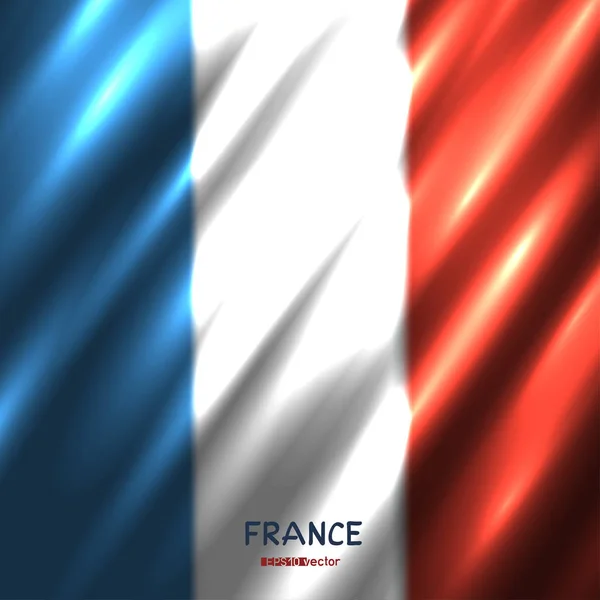 Drapeau national France fond — Image vectorielle