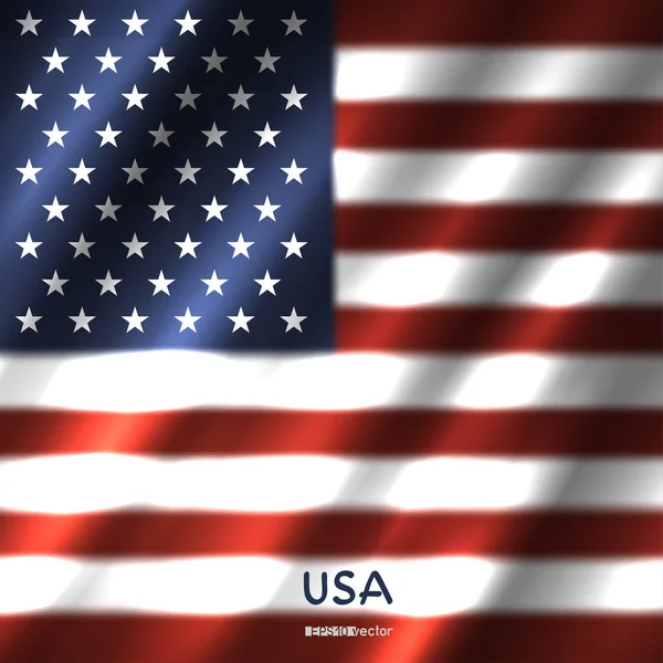 Fundo nacional da bandeira dos EUA — Vetor de Stock