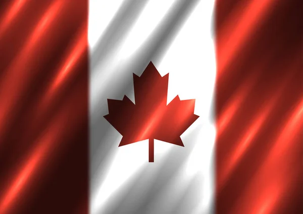 Fond du drapeau national du Canada — Image vectorielle