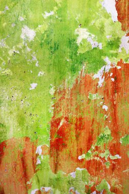 kırmızı ve yeşil duvar dikey onarmak