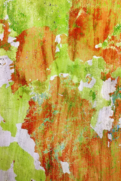 빨간색과 녹색 수리 수직 벽 — 스톡 사진