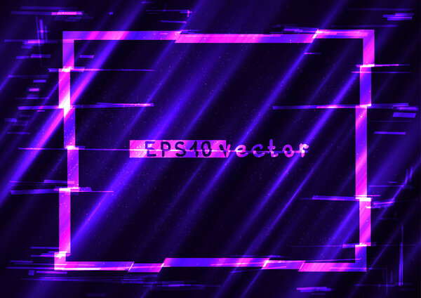 glitch rectangle light shape template