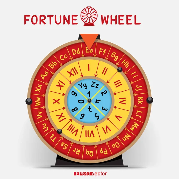 Roue de modèle Fortune — Image vectorielle