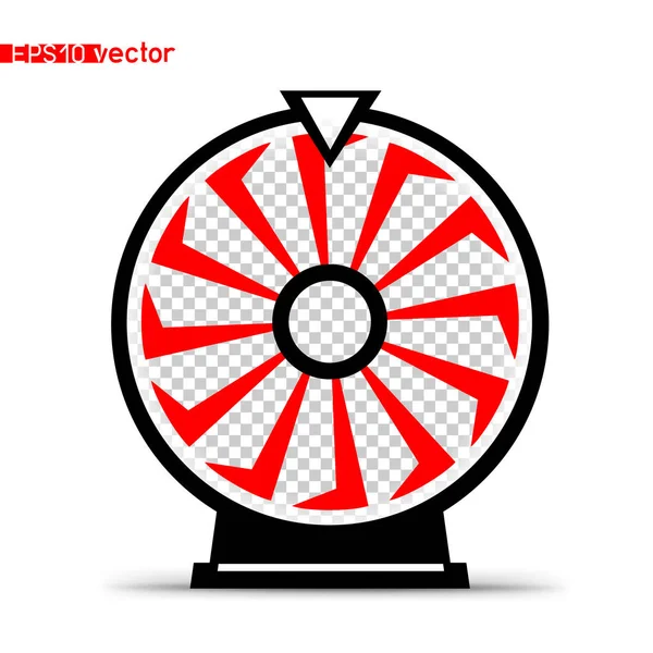 Ícone isolado roda da fortuna símbolo — Vetor de Stock