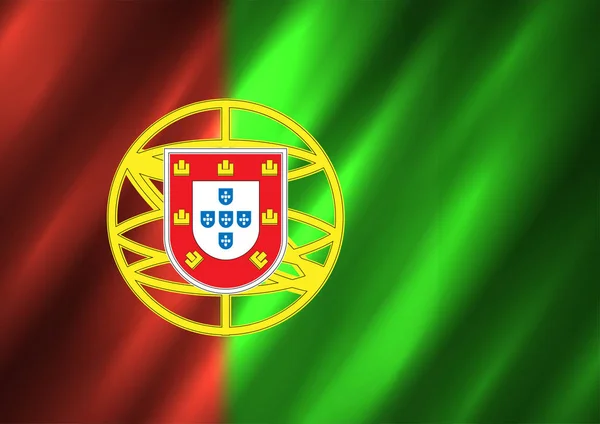 Portugal Bandera Antecedentes — Vector de stock