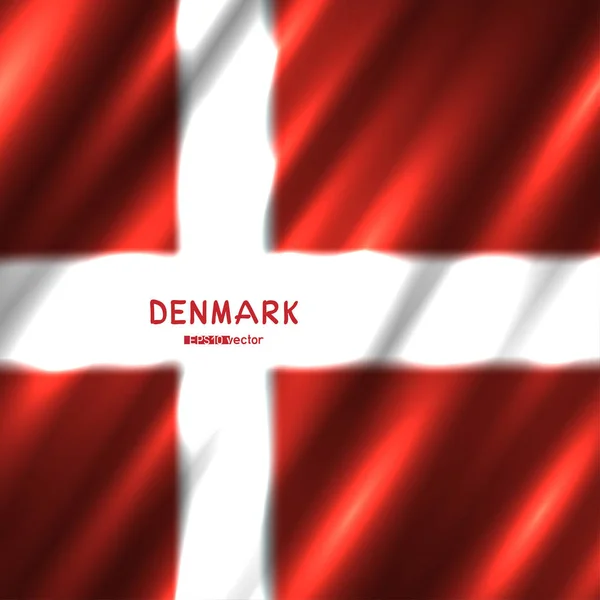 Drapeau national du Danemark — Image vectorielle