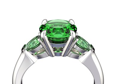 değerli taşlar ile ring