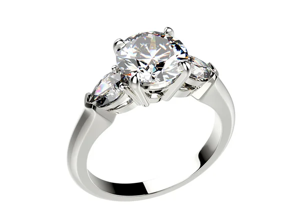 Ring with Diamonds — Stock Photo, Image