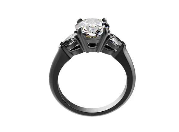 Ring mit Diamanten — Stockfoto