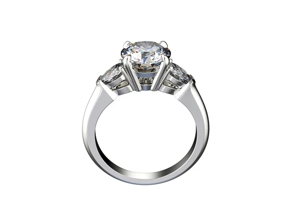 Bague avec diamants — Photo